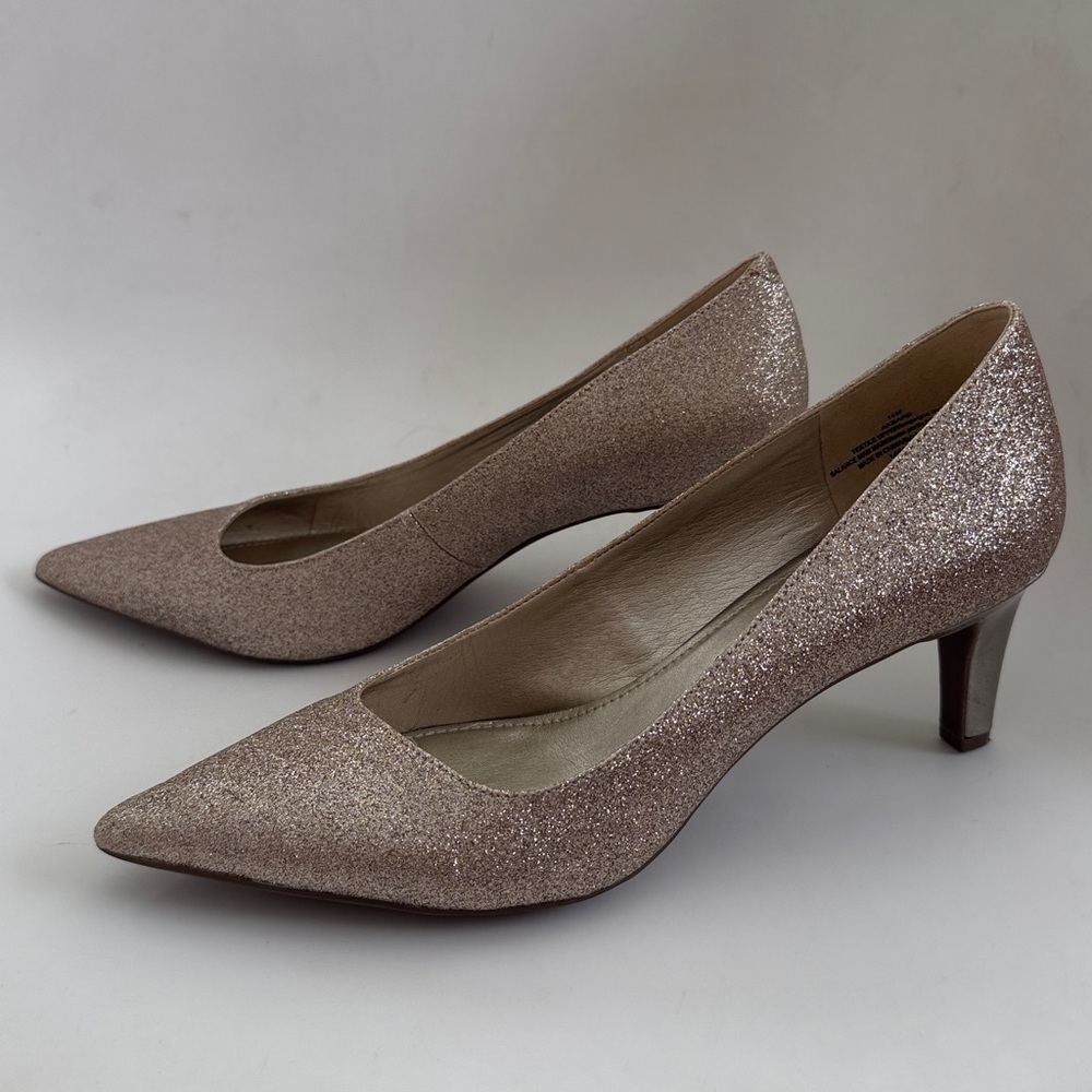 Anne Klein ifLEX champagne heels